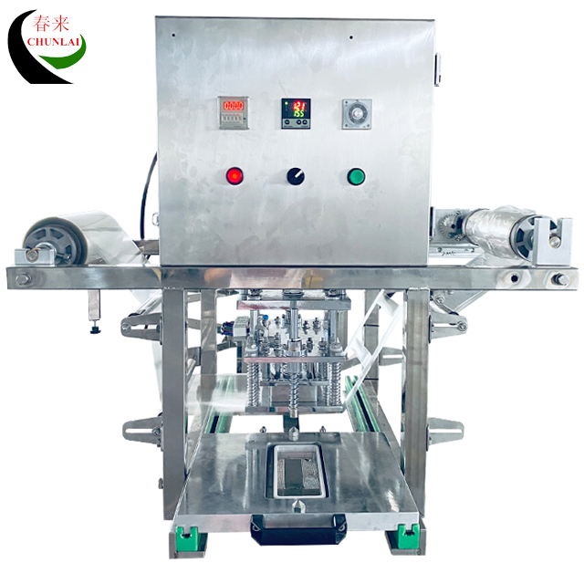 Máquina de sellado de bandeja semi automática de escritorio KIS-1